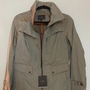 Cole Haan packable rain trench.